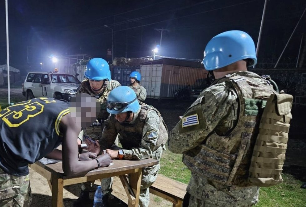 Militares uruguayos en Goma, República Democrática del Congo