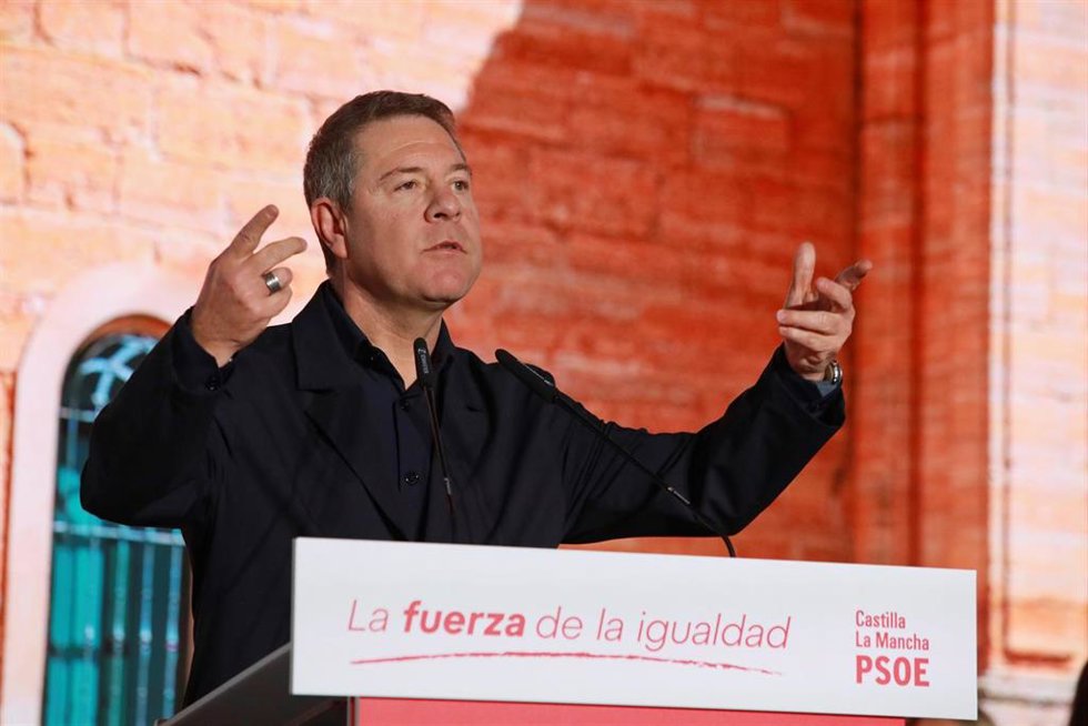 El secretario general del PSOE Castilla-La Mancha y presidente de la Junta de Castilla-La Mancha, Emiliano García-Page, en foto de archivo