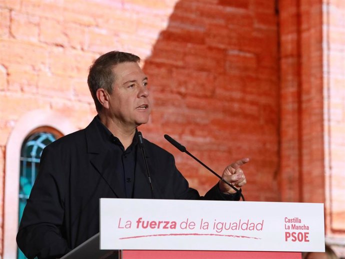 El secretario general del PSOE Castilla-La Mancha y presidente de la Junta de Castilla-La Mancha, Emiliano García-Page, en foto de archivo