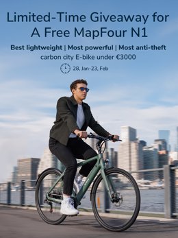 ENGWE Launches Mapfour N1 Carbon Fiber City Electric Bike