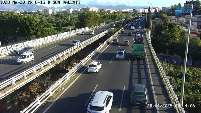 Tráfico en la Vía de Cintura.