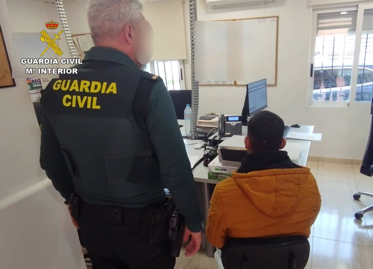 La Guardia Civil detiene al presunto autor de una agresión sexual a una menor de edad en Cieza