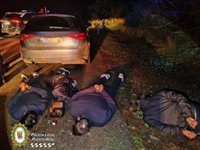 Cuatro detenidos con útiles para el 'petaqueo' tras una persecución por la AP-4 desde Puerto Real a Jerez (Cádiz)