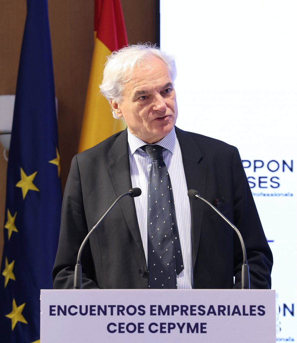Archivo - El vicepresidente primero de CEOE y presidente de CEIM, Miguel Garrido