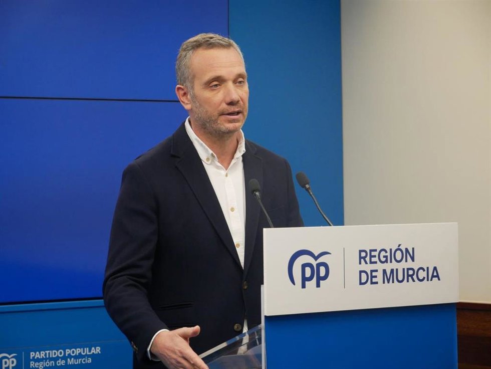 El vicesecretario general de Organización, Comunicación y Electoral del Partido Popular de la Región de Murcia, Joaquín Segado