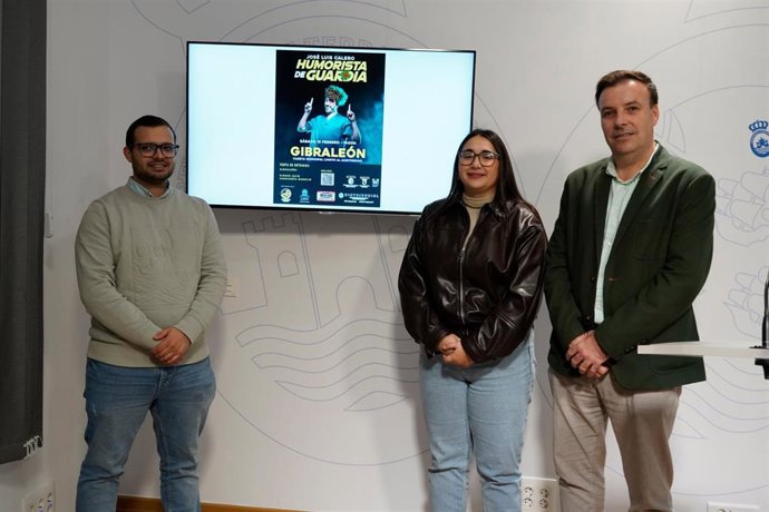 Presentación en la Diputación de Huelva del espectáculo 'Humorista de Guardia'.