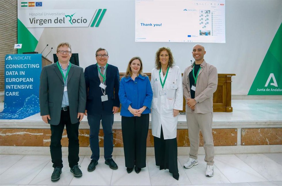 Participantes en el proyecto 'Indicate', en el Virgen del Rocío.