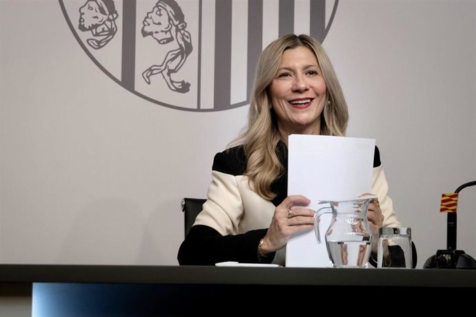 La portavoz del Gobierno de Aragón, Mar Vaquero.