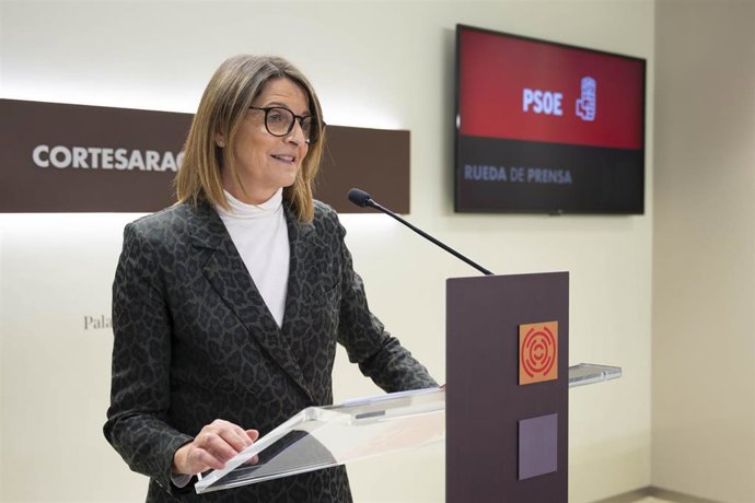 La portavoz del PSOE en la Comisión de Bienestar Social y Familia de las Cortes de Aragón, Pilimar Zamora.