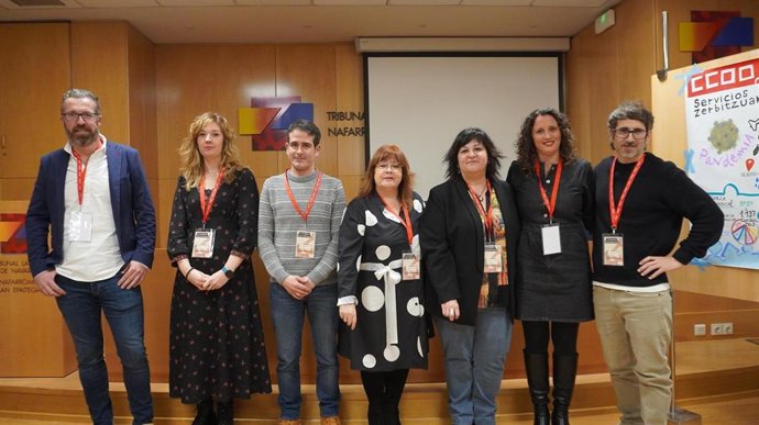 Ejecutiva entrante de la Federación de Servicios de CCOO de Navarra