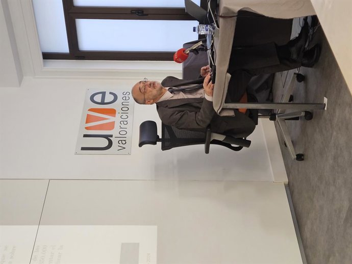 El presidente de UVE Valoraciones, Germán Pérez Barrio.