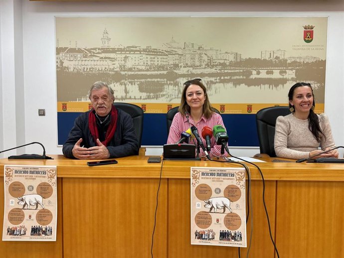 Presentación del evento en el Mercado de San Jerónimo de Talavera.