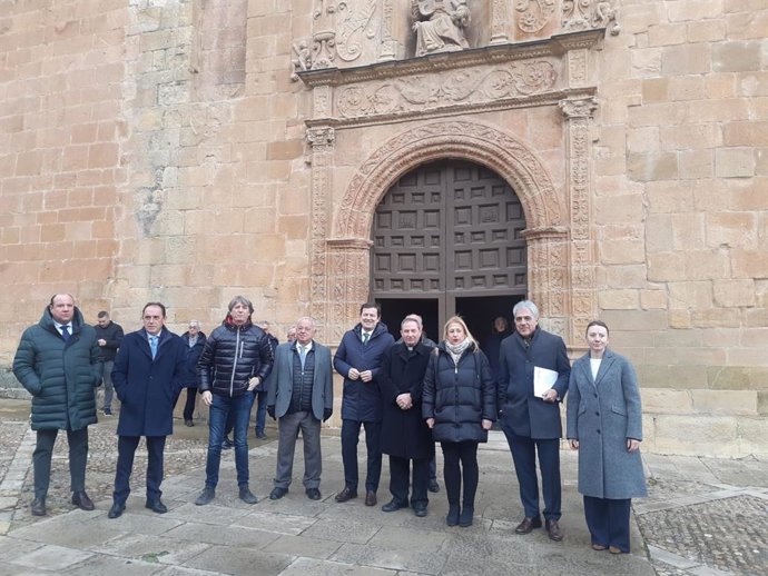 Presentación de las obras de restauración de la Concatedral de San Pedro en Soria.