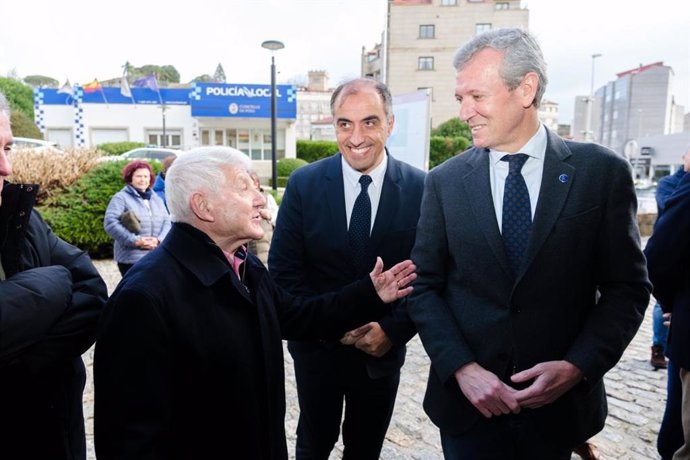 El presidente de la Xunta, Alfonso Rueda, en un acto en Poio (Pontevedra)