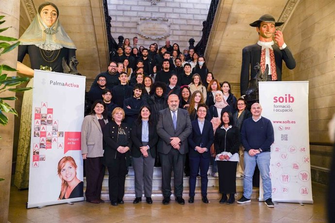 El SOIB y Cort clausuran cinco programas de formación y empleo que han impulsado la contratación de 61 personas