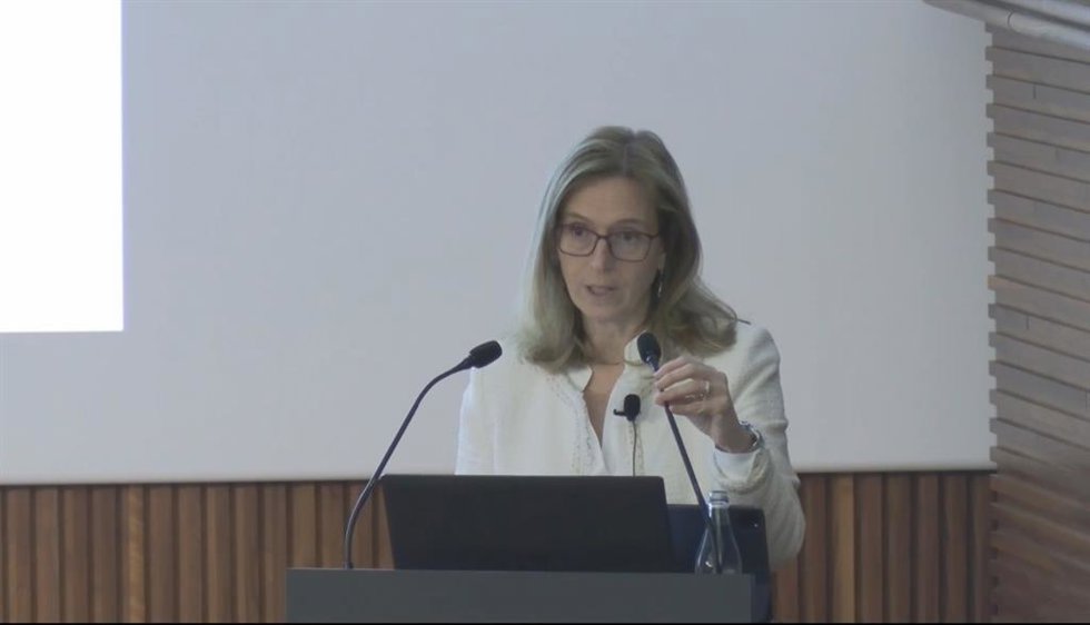 La economista jefe y subdirectora general de Banco Sabadell, Sofía Rodríguez.