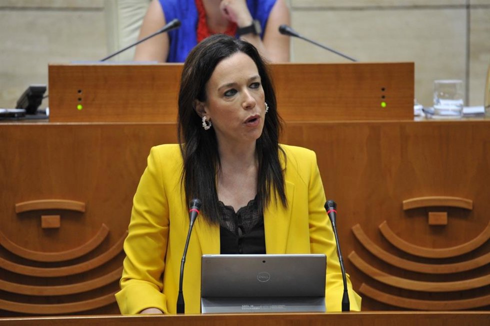 La consejera de Salud y Servicios Sociales de la Junta de Extremadura, Sara García Espada