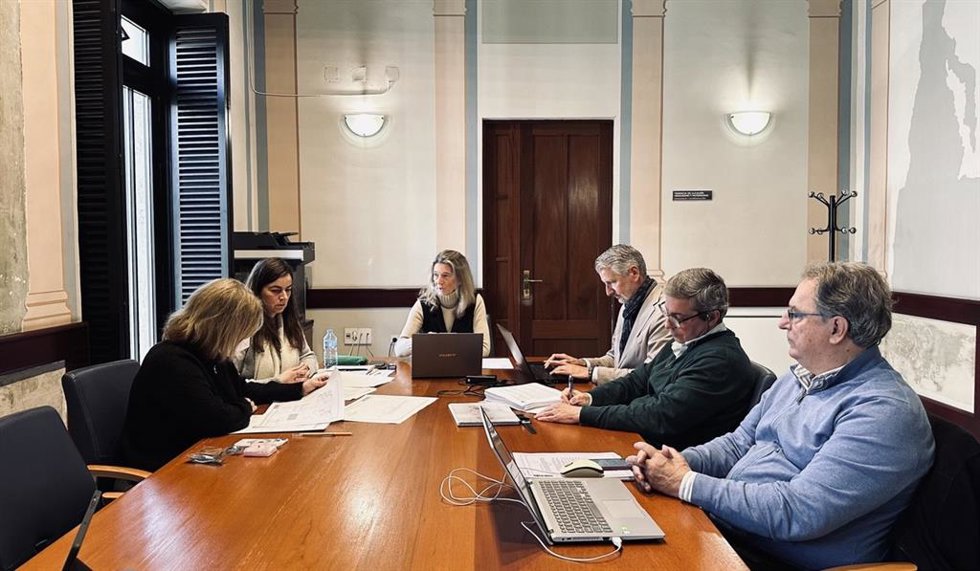 Danuxia Enciso, teniente de alcalde de Ordenación, Planificación Urbana y Centro Histórico, en la reunión de la Comisión Local de Patrimonio Histórico de El Puerto de Santa María (Cádiz).