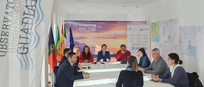 Representantes de la Eurociudad del Guadiana.
