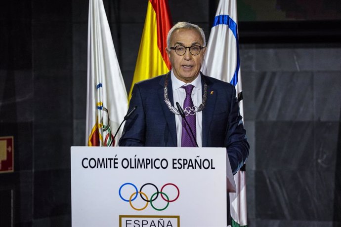 Archivo - Alejandro Blanco, President of the Spanish Olympic Committee COE, during Olympic Committee 2024 at COE headquarter on December 11, 2024, in Madrid, Spain.