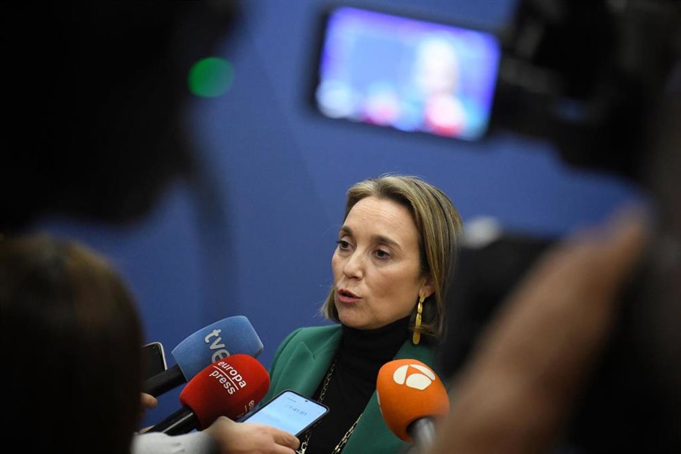 La secretaria general del PP, Cuca Gamarra