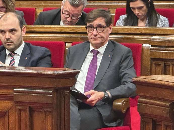 El presidente de la Generalitat, Salvador Illa