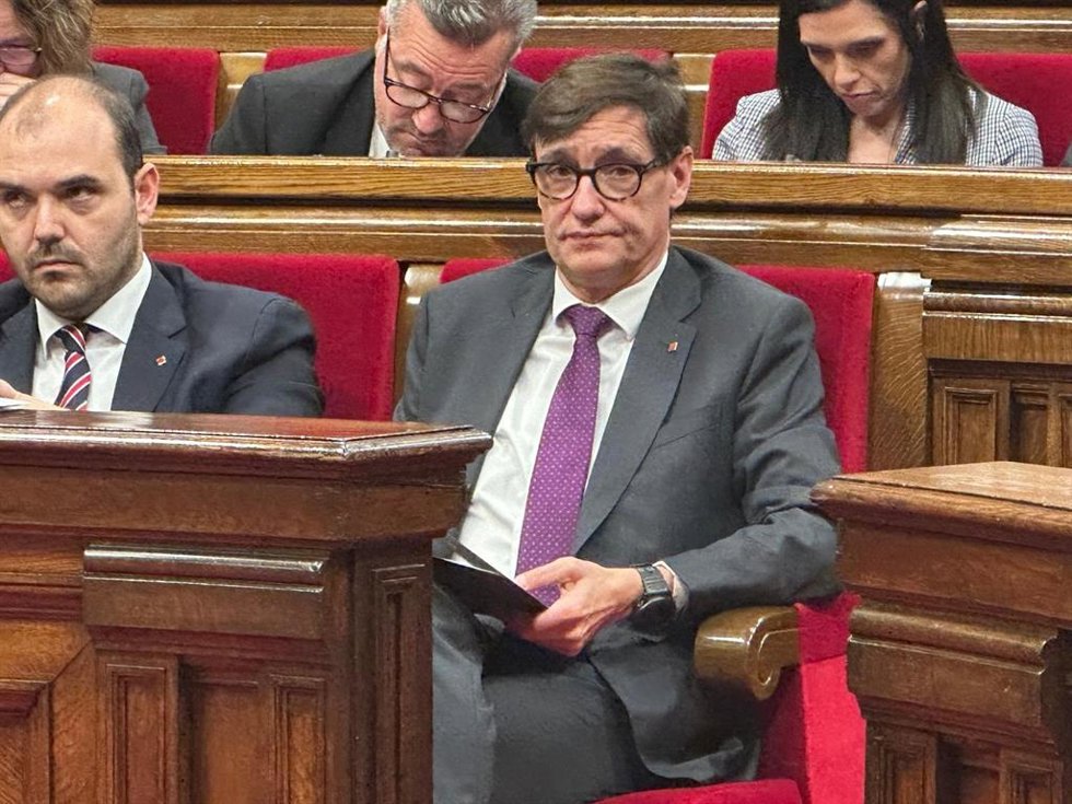 El presidente de la Generalitat, Salvador Illa
