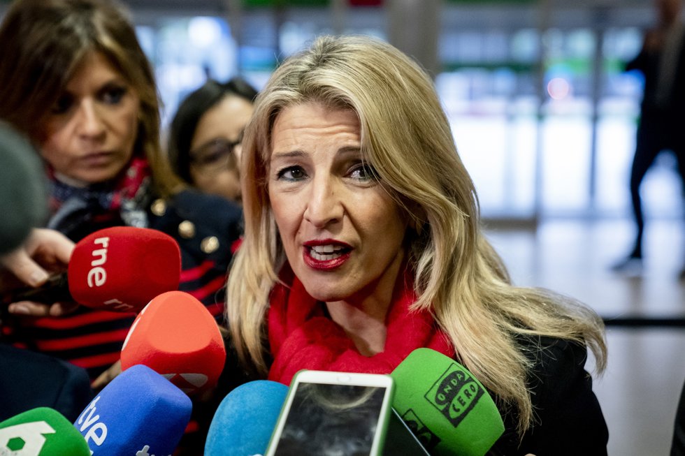 La vicepresidenta segunda y ministra de Trabajo y Economía Social, Yolanda Díaz