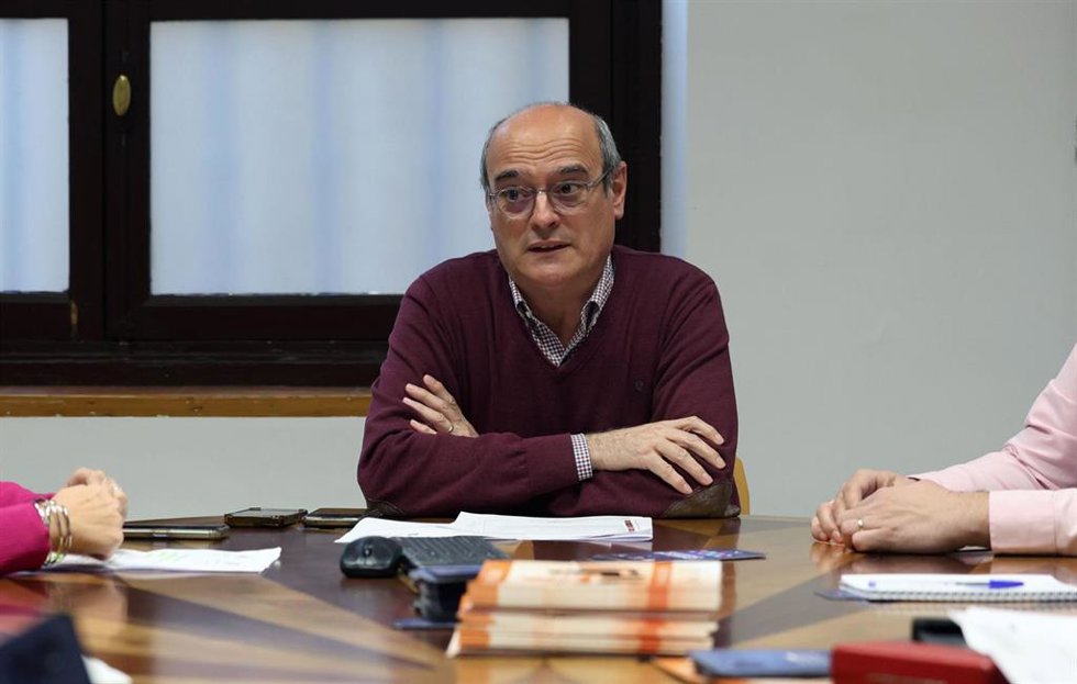 El portavoz del grupo municipal Vox en Toledo, Juan Marín.