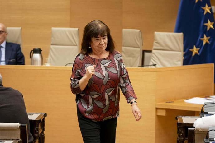 Archivo - La presidenta elegida de la comisión de Transición ecológica, Cristina Narbona, a 4 de diciembre de 2023, en Madrid (España). 