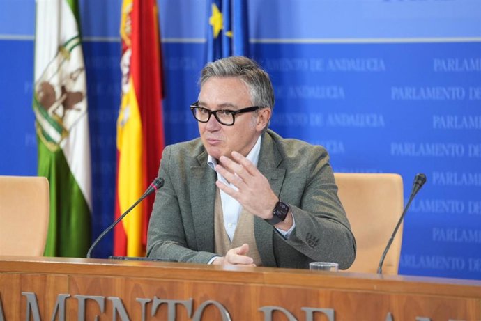 Manuel Gavira, este miércoles en el Parlamento