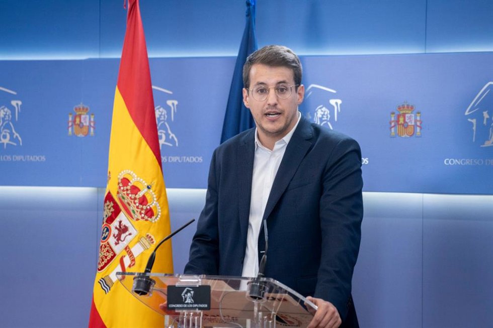 Archivo - El diputado de CHA en el Congreso, Jorge Pueyo.