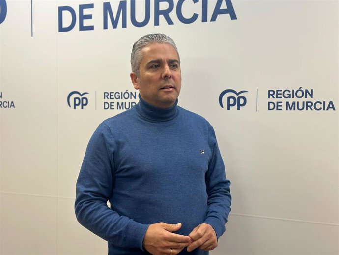 El secretario ejecutivo de Agua y Agricultura del Partido Popular de la Región de Murcia, Jesús Cano