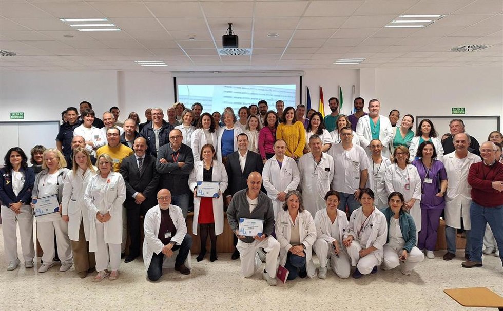 Proyección de la serie de documentales 'Hospitales Humanos'  en el Hospital Infanta Elena de Huelva.