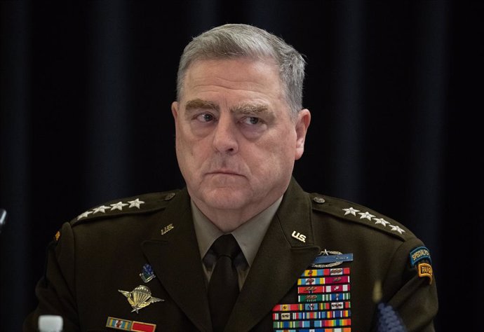 Archivo - El antiguo jefe del Estado Mayor Conjunto del Ejército de Estados Unidos, el general Mark Milley.