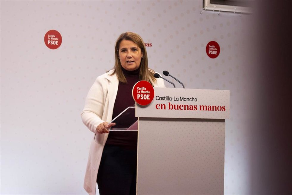 Tita García Élez en rueda de prensa.