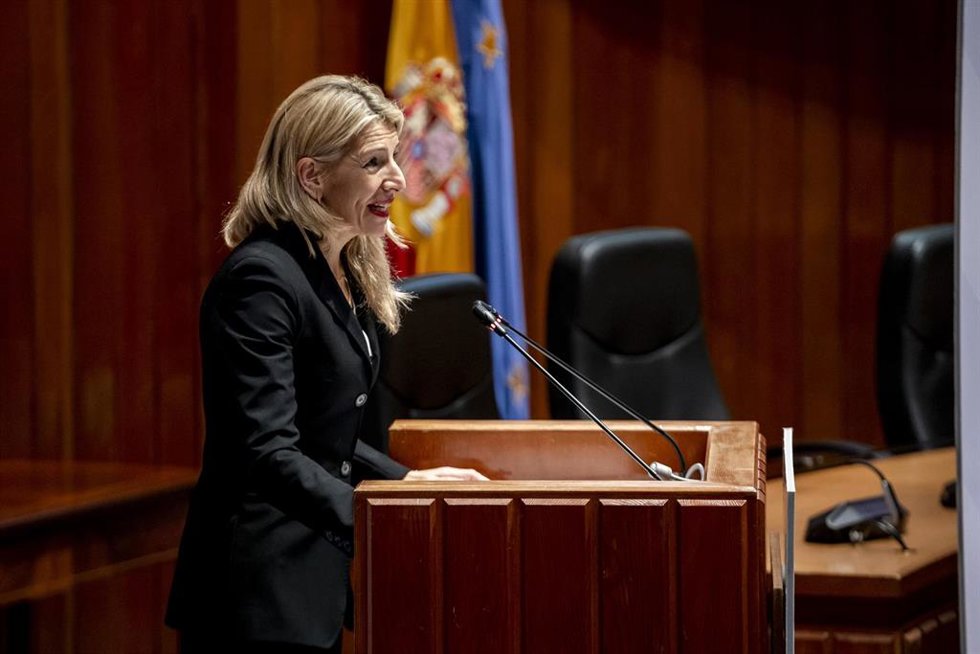 La vicepresidenta segunda y ministra de Trabajo y Economía Social, Yolanda Díaz.