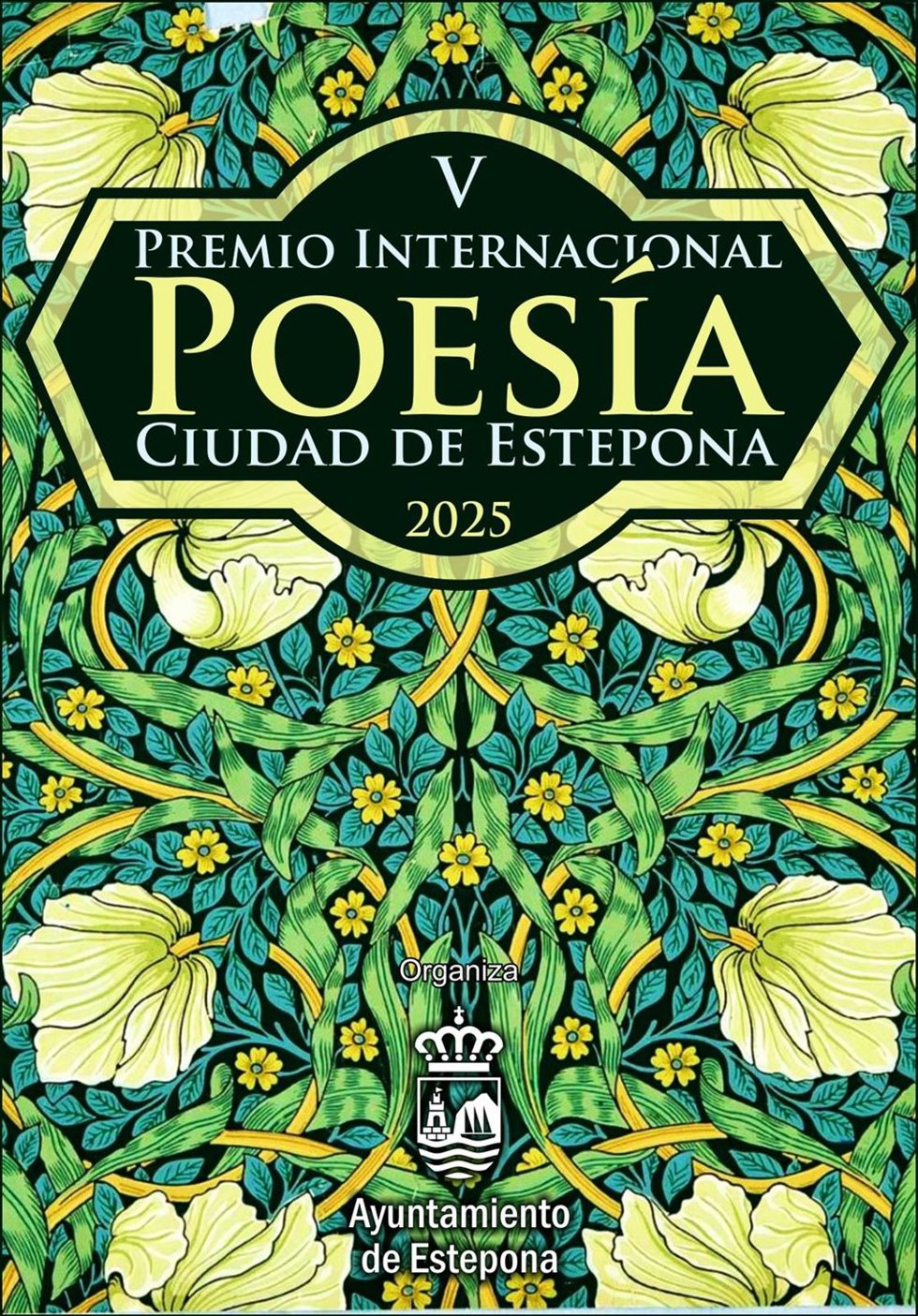 Cartel anunciador del certamen internacional de poesía.