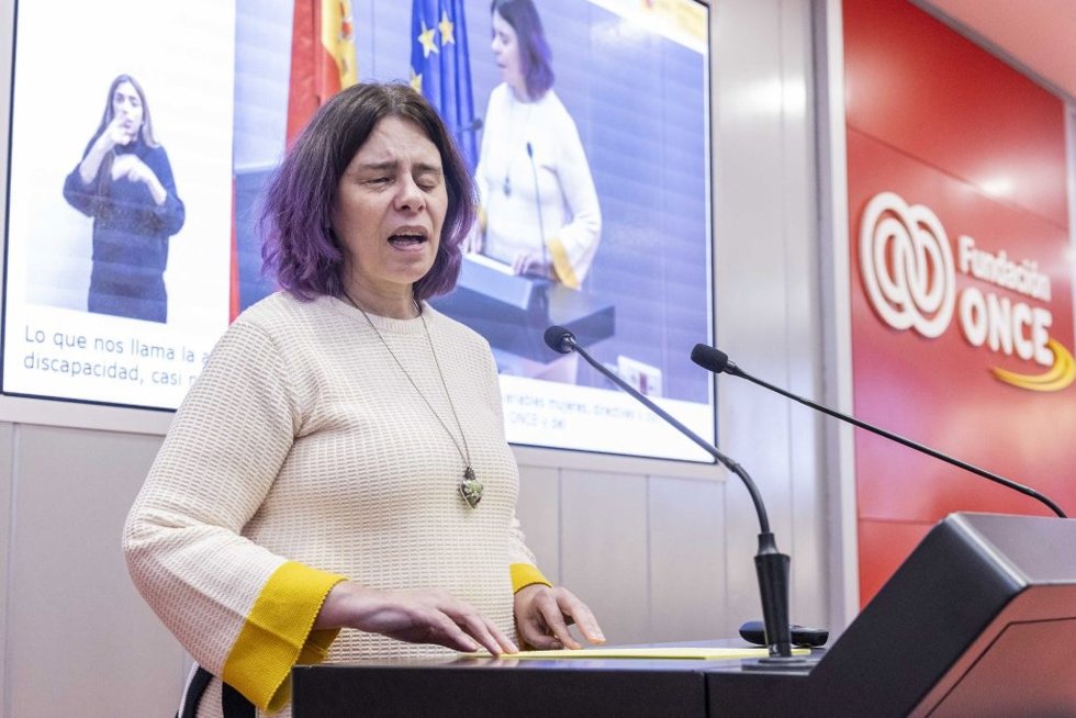 Virginia Carcedo, secretaria general de la Fundación ONCE.