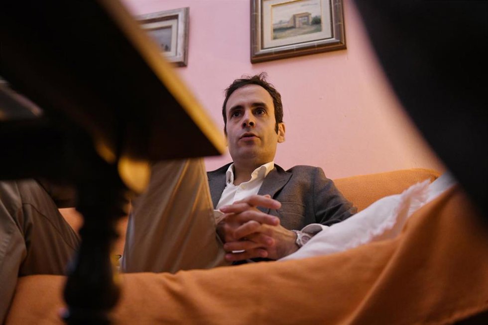 Archivo - El filósofo Jorge Freire durante una entrevista para Europa Press por su nuevo libro 'La banalidad del bien', en una foto de archivo.