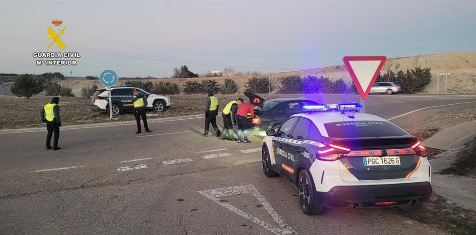 Uno de los controles de acceso a la capital.