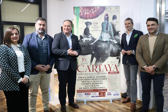 Presentación en la Diputación de Huelva de la XXIII Feria del Caballo de Cartaya (Huelva).