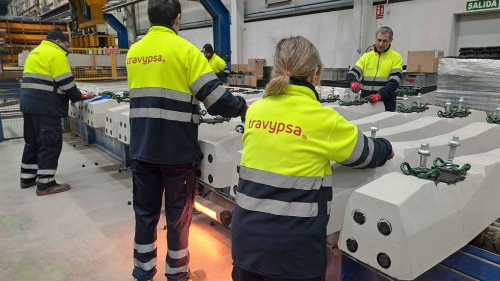 Fábrica de Travypsa en Luceni (Zaragoza)