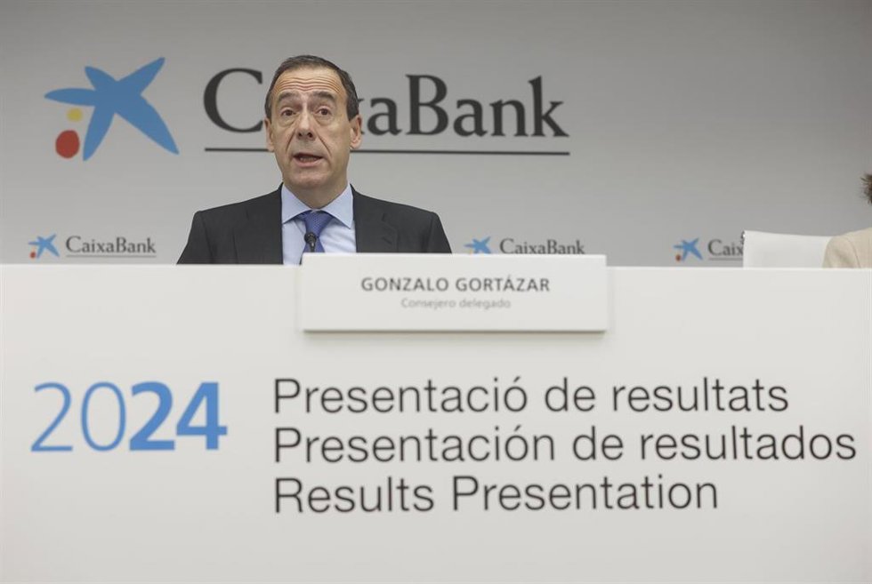El consejero delegado de CaixaBank, Gonzalo Gortázar.