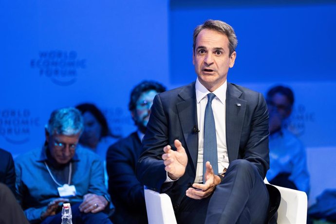 Archivo - El primer ministro de Grecia, Kyriakos Mitsotakis.