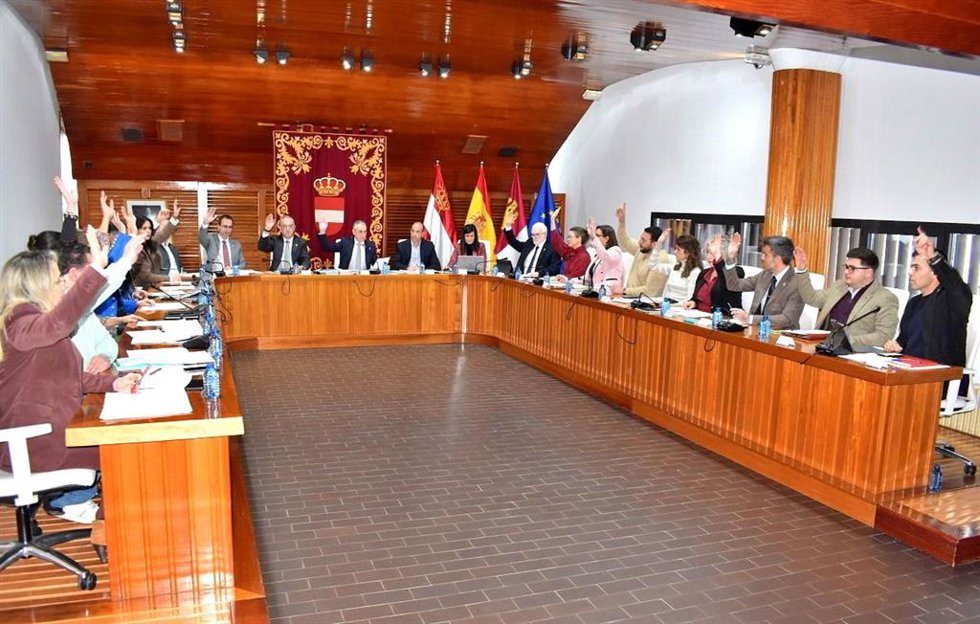 Pleno del Ayuntamiento de Puertollano.
