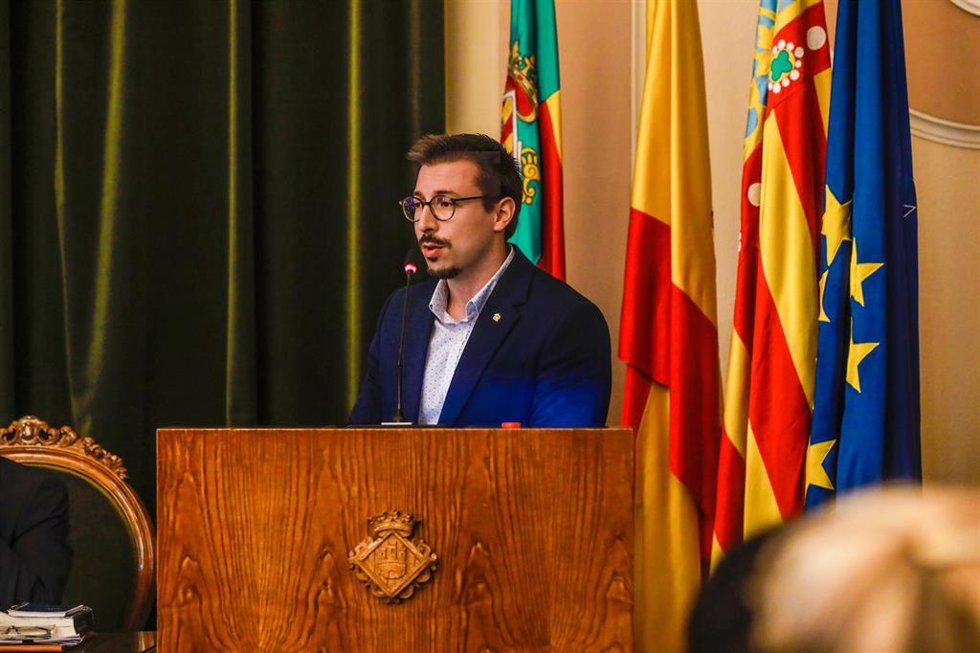 Archivo - El concejal de Vox Alberto Vidal