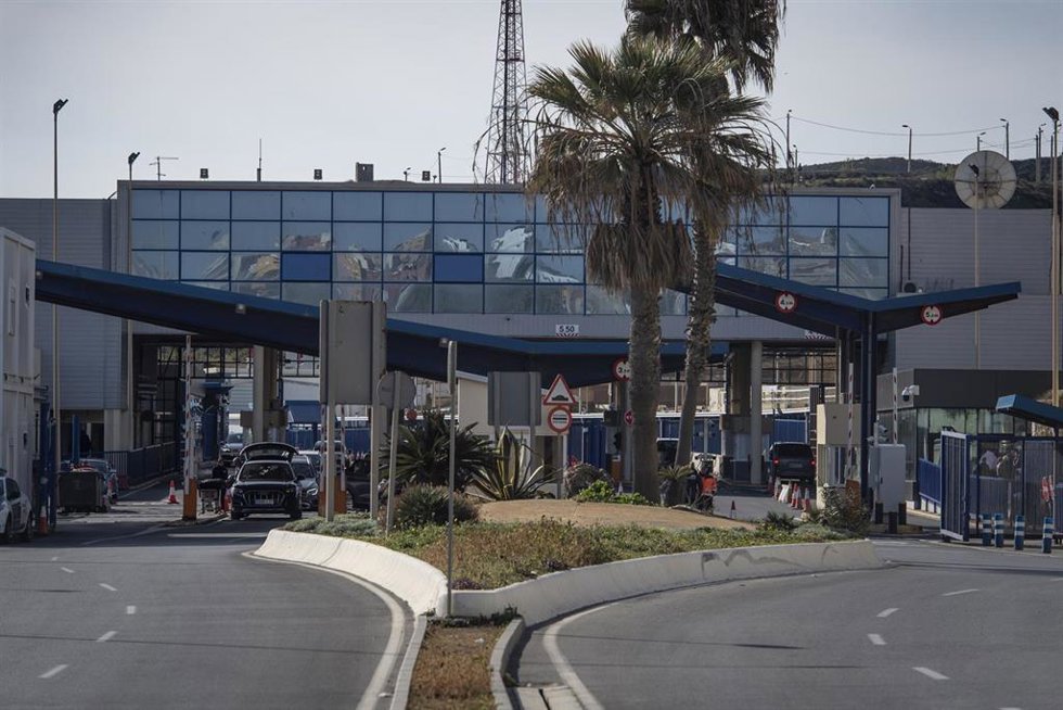 La frontera del Tarajal, a 3 de enero de 2025, en Ceuta (España). 