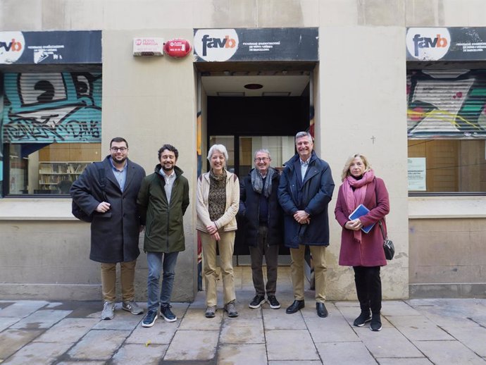 Reunió de representants municipals de Junts per Barcelona i de la FAVB