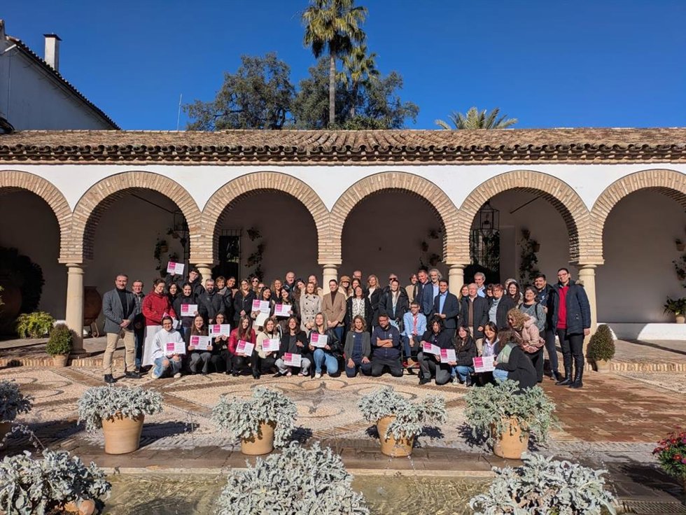 Acto de entrega en el Palacio de Viana de los premios del programa 'Líderes 2030'.